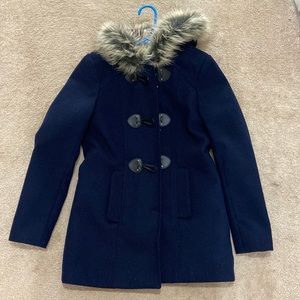 Navy blue fall and winter coat ❄️